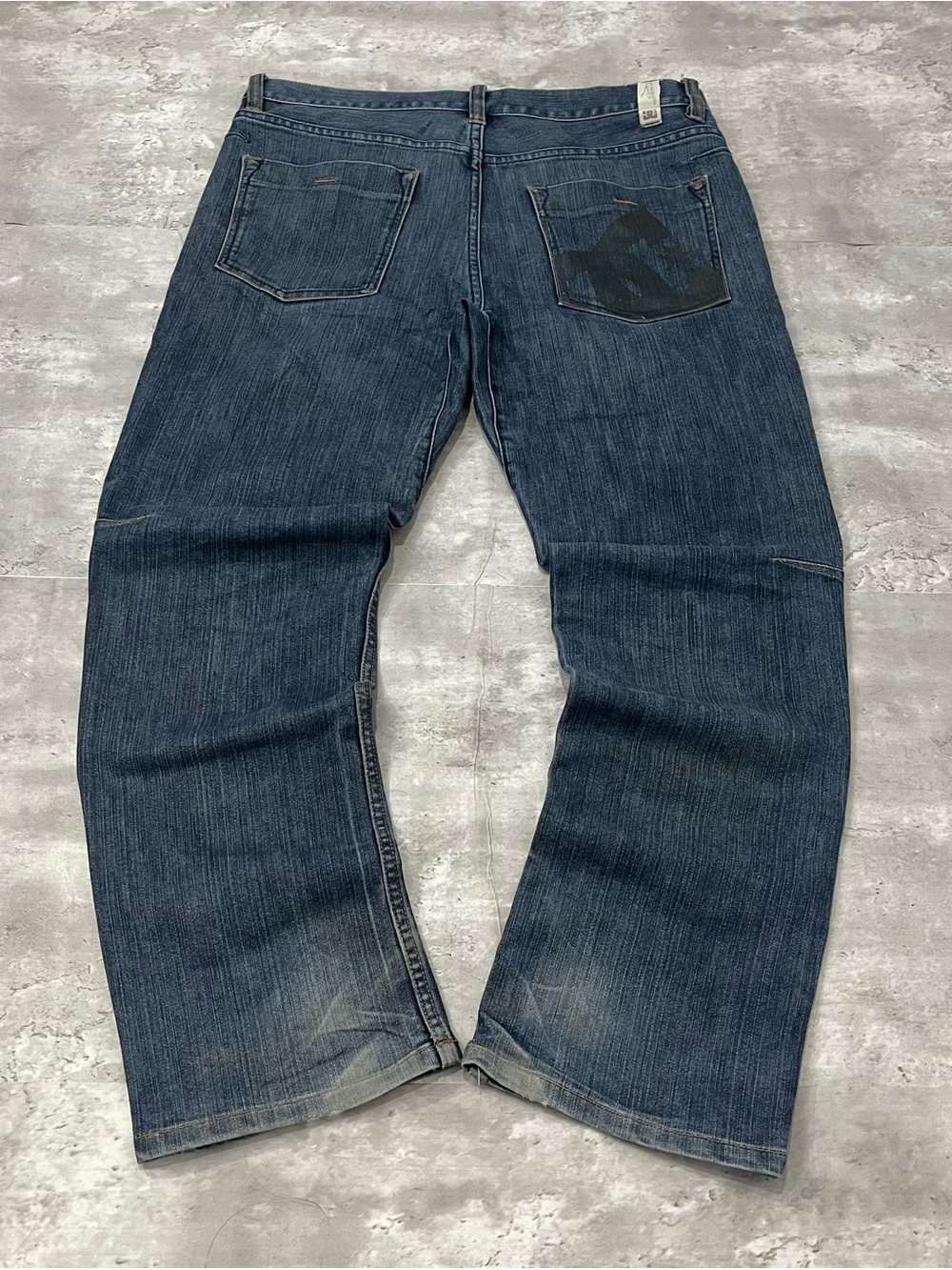 Vintage DC Shoes Denim Jeans Dark Wash Skate Y2K Mens Size 36x32